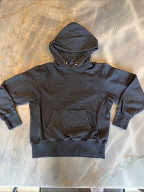 Katie J NYC Kids Charcoal Gray Hooded Sweatshirt